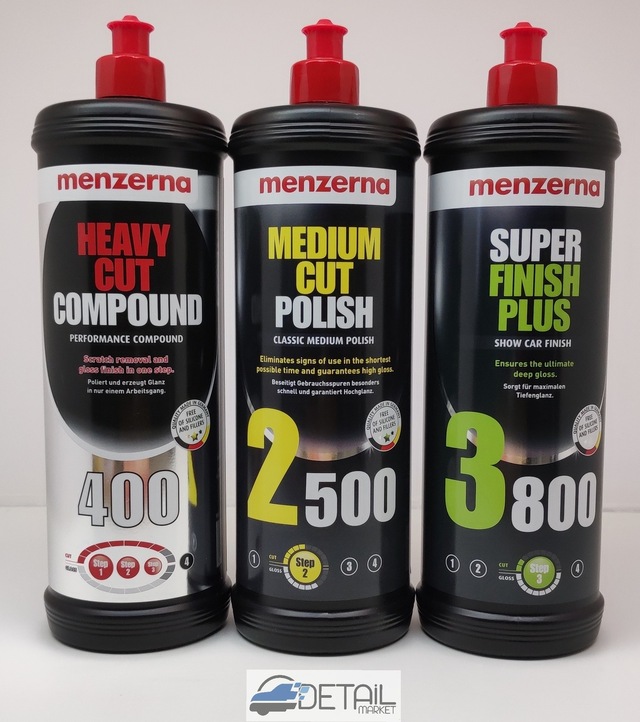 Menzerna 400 2500 3800 Pasta Hare Seti 1 Lt