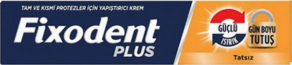 Fixodent Plus Güçlü Isırık Diş Protez Yapıştırıcı Tat İçermez Krem 40 Gr