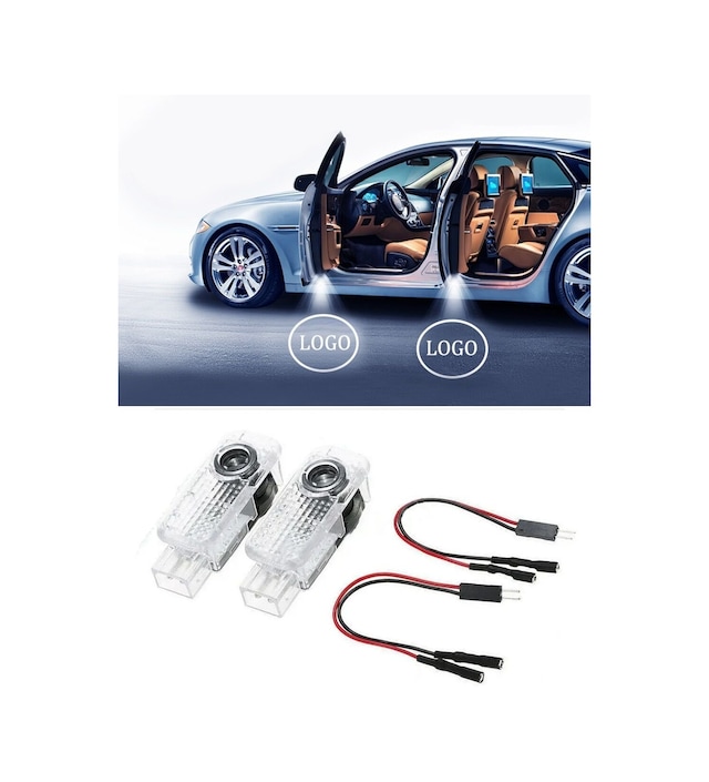 Autogp Audi A6 Kapı Altı Işık Lazer Led Logo Hoşgeldin 2018+ 1 Çift/kutu