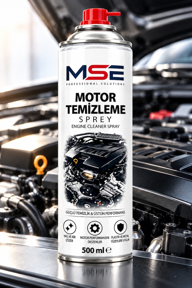 Mse Pro Motor Temizleme Spreyi 500 Ml Susuzdur
