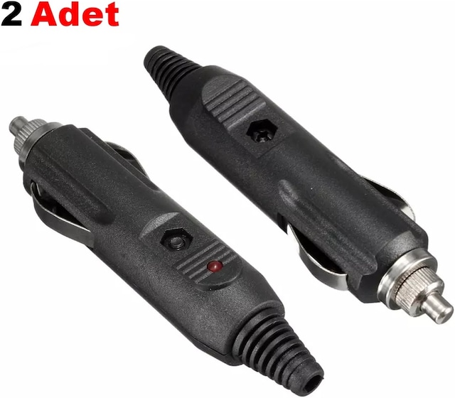 2 Adet Çakmak Fiş Ledli Sigortalı