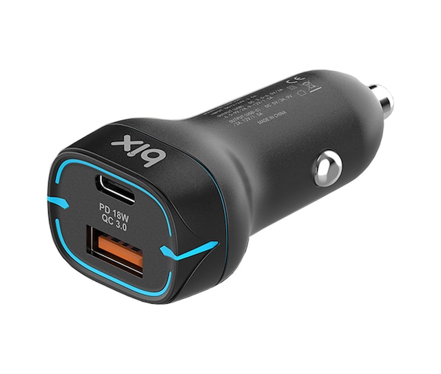 Bix BX-CCP36BK 36W QC 3.0 USB Type-C PD Araç İçi Hızlı Şarj Adaptörü Siyah