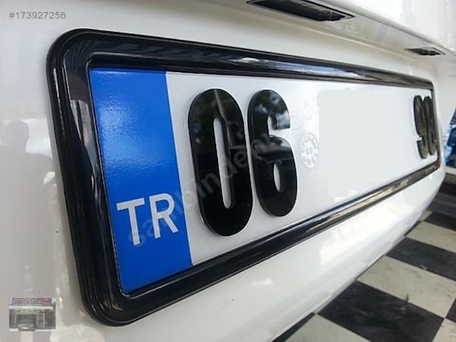 2 Adet Piyano Black Consept Plakalık. Yazısız Plakalık Çeşitleri 328695677