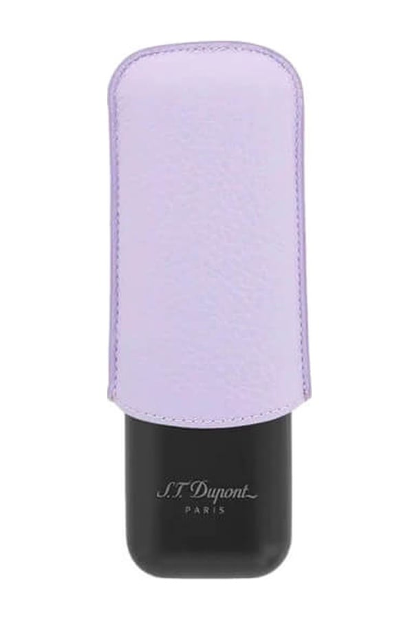 S.t. Dupont Grained Leather İkili Puro Kılıfı Lila 183162