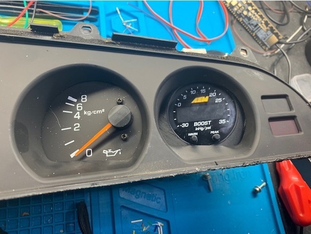 Supra Mk3 Gösterge Paneli İçin Aem X-series Boost Göstergesi Adaptörü