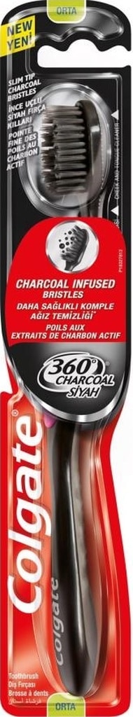Colgate 360° Charcoal Diş Fırçası Medium