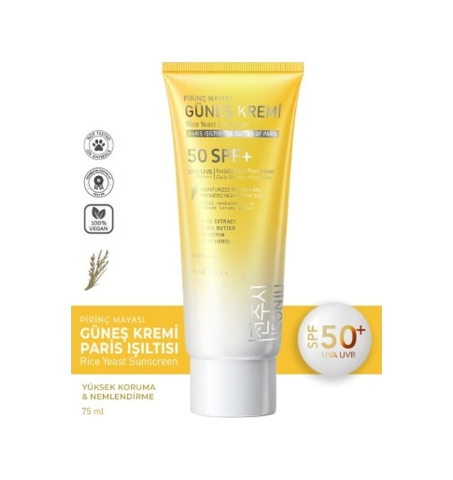 Jeonju Yüksek Korumalı Paris Işıltısı Güneş Kremi SPF50+ 75 ML