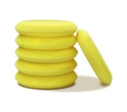 Magic 10Cm Sarı Cila Ve Wax El Uygulama Pedi - 6'Lı Paket
