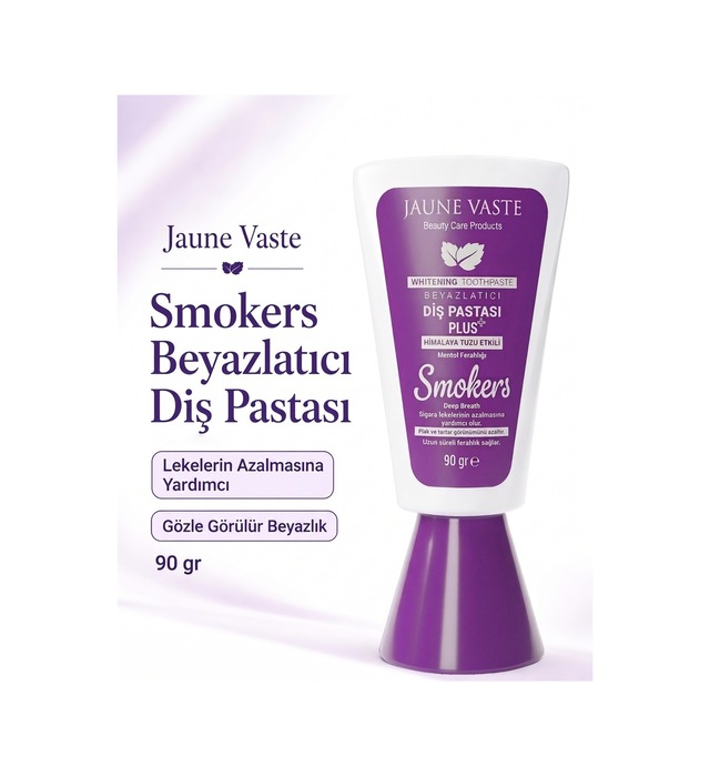 Smokers Beyazlatıcı Diş Pastası Himalaya Tuzu Etkili Mentollü Bakım - 90 Gr