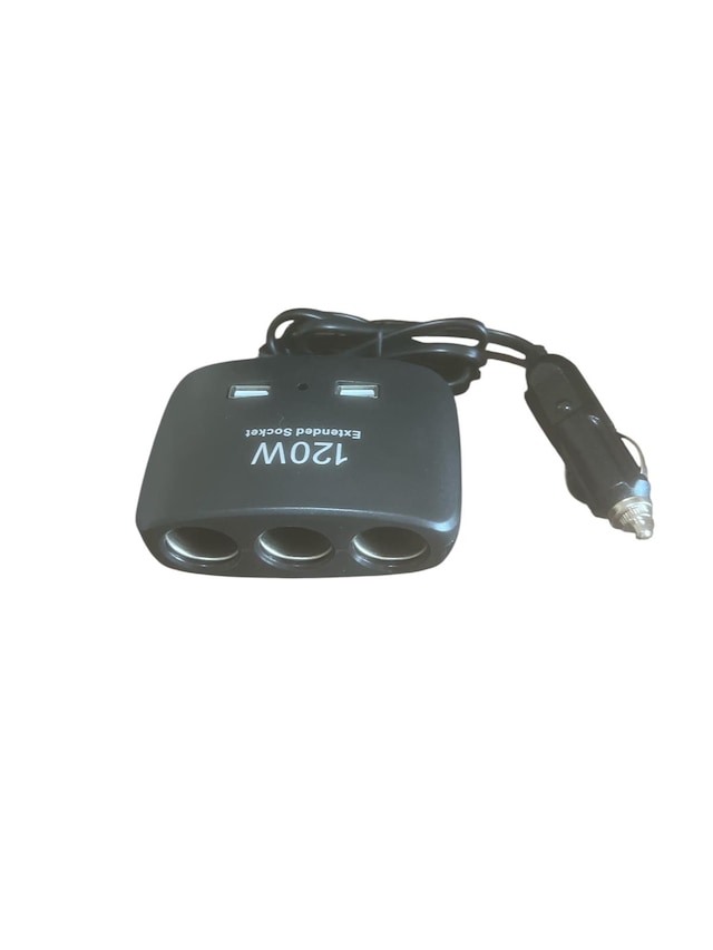 Cakmak Soketı 3lu 12-24v 120w Kablolu 3 Lu 2 Sb