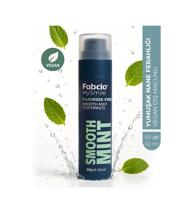 Fabcio Mysmile Florürsüz Diş Macunu Yumuşak Nane Ferahlığı Tam Koruma