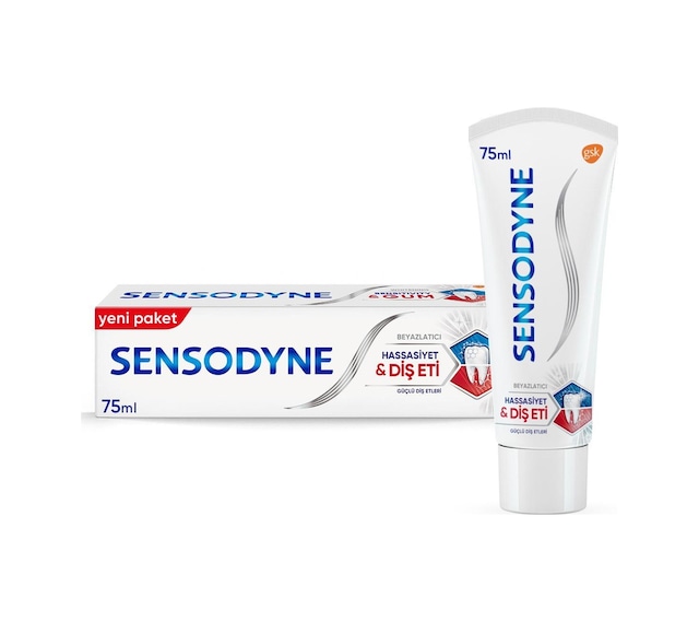 Sensodyne Hassasiyet & Diş Eti Beyazlatıcı Diş Macunu 75 ML