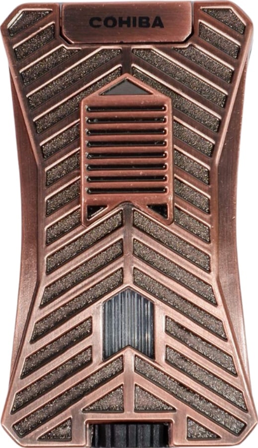 Cohiba Çift Torch Pürmüz Bronz Puro Çakmağı - Tr8996