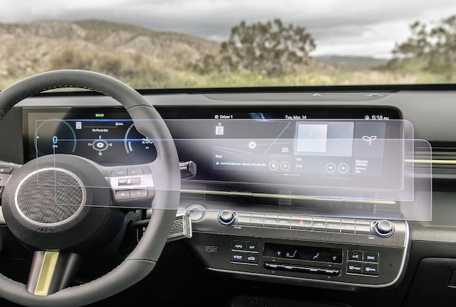 Hyundai Kona 2024 Gösterge Panel Ve Bilgi Ekranı Ekran Koruyucu