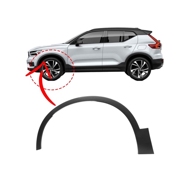 Volvo Xc40 C40 Ex40 Sol Ön Dodig Çamurluk Dodiği 2017 2025