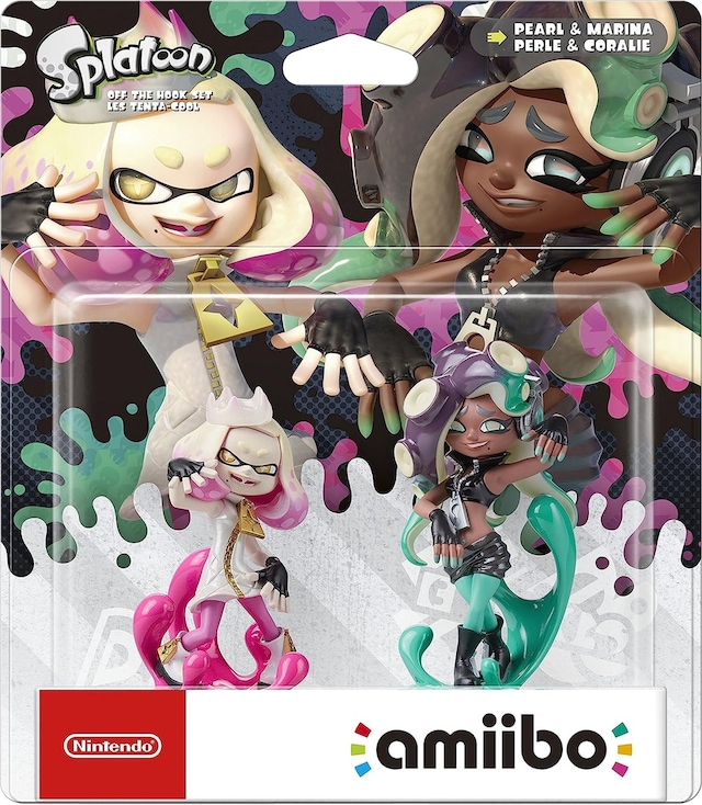 Pearl And Marina Amiibo Off The Hook Set Splatoon Collection