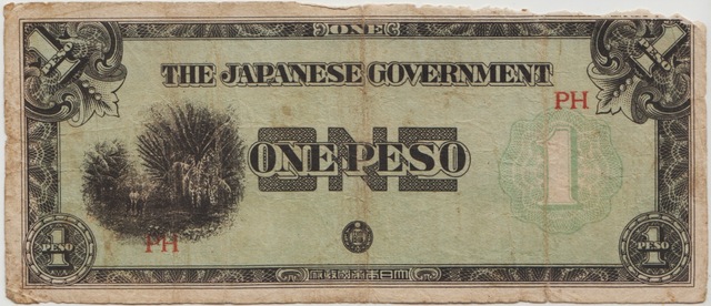 Filipinler 1 Peso 1942 Iı. Dünya Savaşı Japon İşgali Dönemi. Üst Kenarda Eksiği Var Temiz.