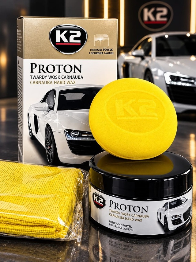 K2 Proton Carnauba Wax Seti 200ml Kit