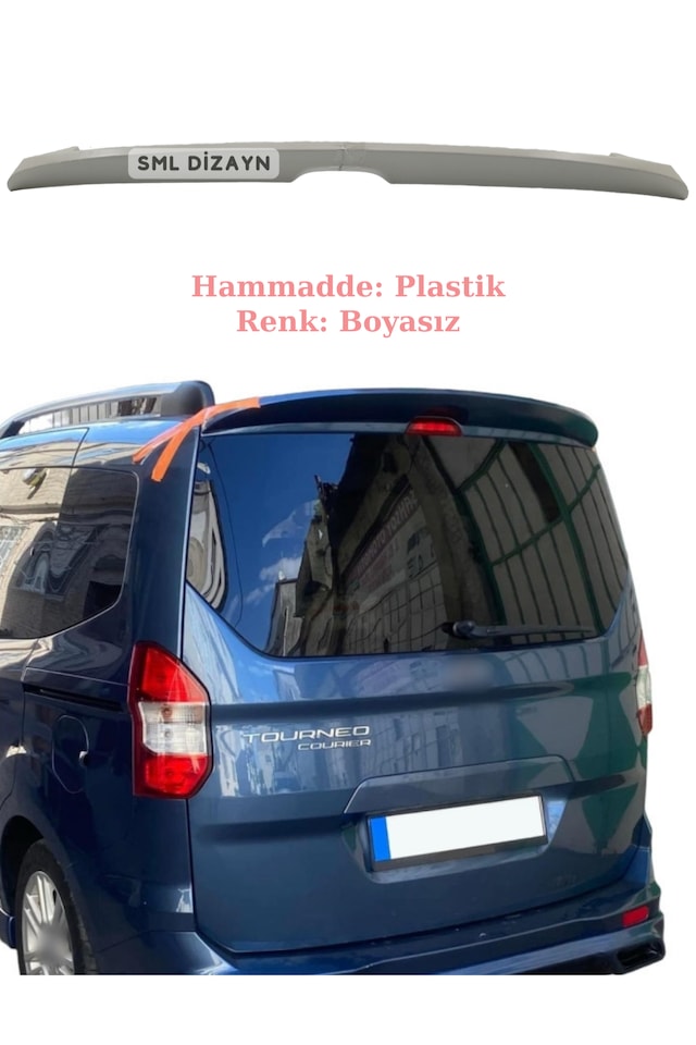 Ford Courier Spoiler Bagaj Üstü Tavan Spoyler 2014-2023