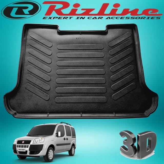 Fiat Doblo 1 3D Bagaj Havuzu Paspası 2001-2009 Arası Rizline N11.13553
