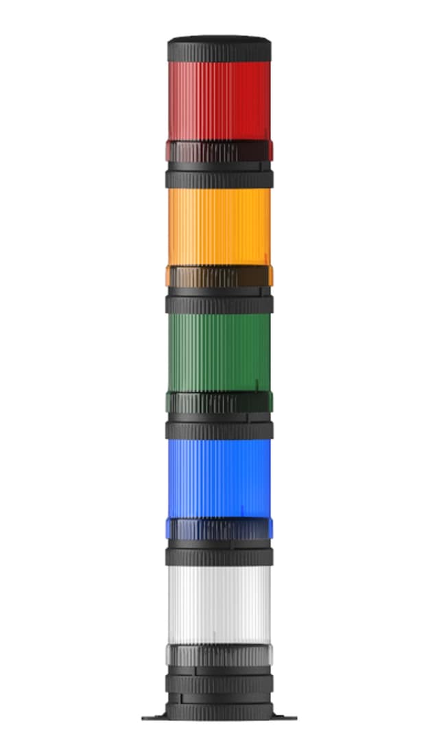 Mesan Ø70 5 Kat Işıklı Kolon Multi Led Taban Montaj 110-220vac Ms 83025.1.3.2.5.4.110-220vac