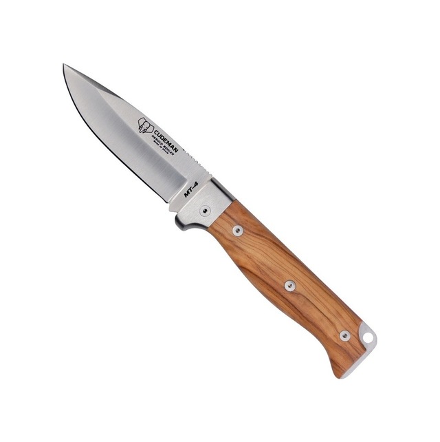 Cudeman 384-lf Mt-4 Natural Olive Zeytin Saplı Deri Kılıflı Çakı