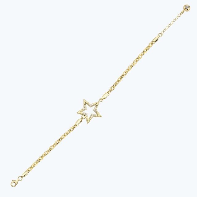 Altınbaş Altın Yıldız Bileklik Blazn3819-2582 Renkli Altın