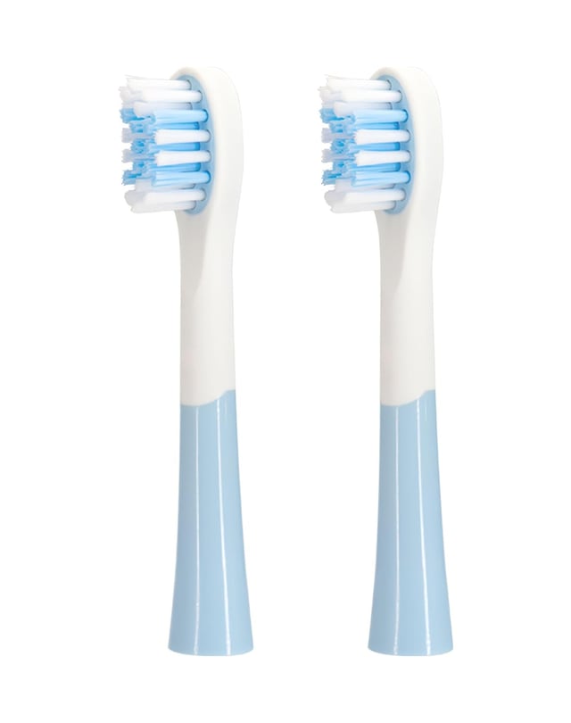 Tr Nicefeel X500 Çocuklar İçin Diş Fırçası Yedek Başlığı 2'li Mavi, Medium