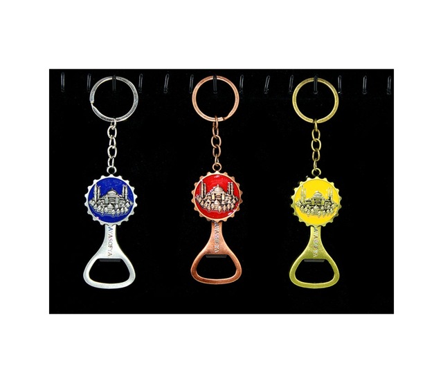 2 Adet Metal Ayasofya Anahtarlık Ve Açacak Metal Anahtarlık, Şişe Açacağı, Ayasofya Tasarımlı Aksesuar, Keychain Opener 13 Cm