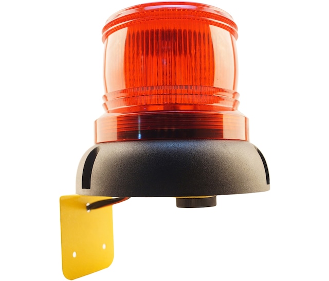 Mesan Ø110 İkaz Lamba Led Flaşör Buzzer L Montaj Kırmızı 24vdc Ms 624.1.24vdc