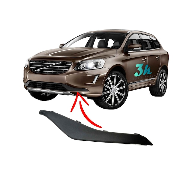 Volvo Xc60 Ön Tampon Alt Izgara Yan Kapağı / Sis Kapağı Sol 2014-2017