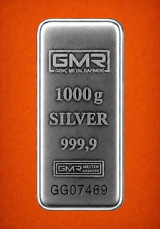 1000 Gram Külçe Gümüş