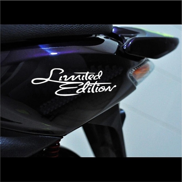 Motor Için Limited Edition Sticker