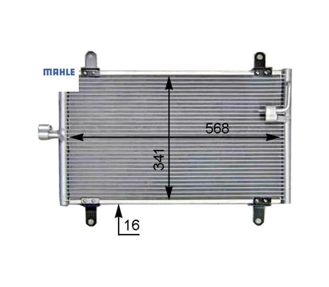 Klima Kondenseri Ducato-boxer-jumper 94-06 506x349x22 Mahle 6455.t3/ 1312857080