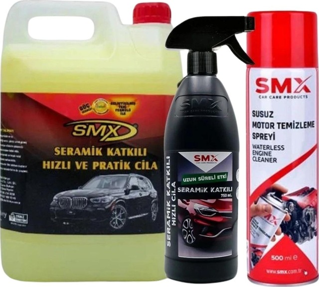 Seramik Katkılı Hızlı Cila 5 Lt Seramik Katkılı Hızlı Cila 750 Ml. Susuz Motor Spreyi
