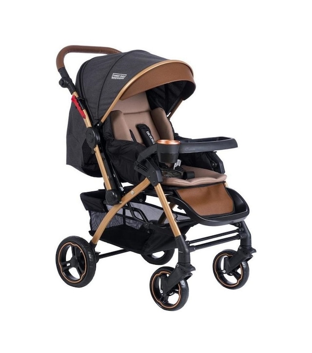 Tommy Baby Tornado Plus Gold Alüminyum Lüx Çift Yönlü Bebek Arabası