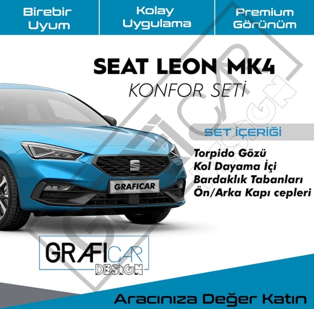 Seat Leon Mk4 Konfor Seti - Araç Içi Ses Kumaş Kaplama