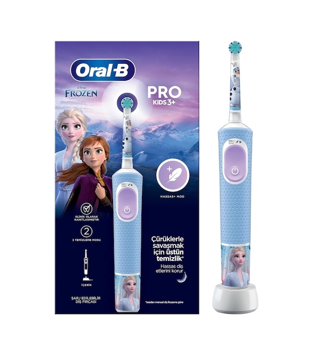Ayrex Oral-b Çocuk Şarjlı/elektrikli Diş Fırçası Frozen D103 Diğer