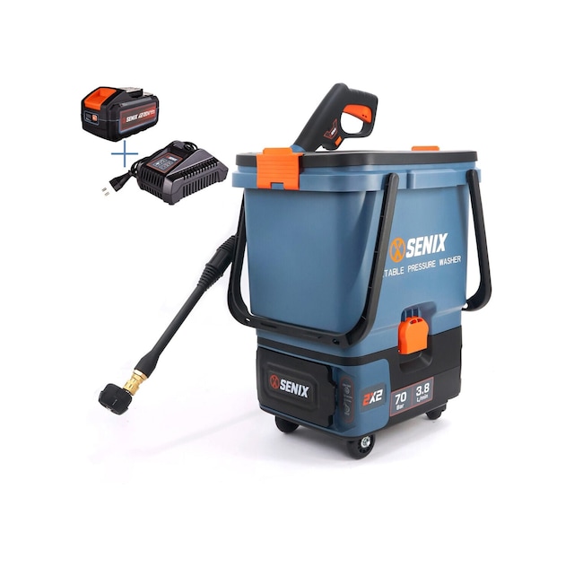 Senıx Hpwx2-m2-eu Akülü Basınçlı Yıkama Makinesi 2x4.0ah
