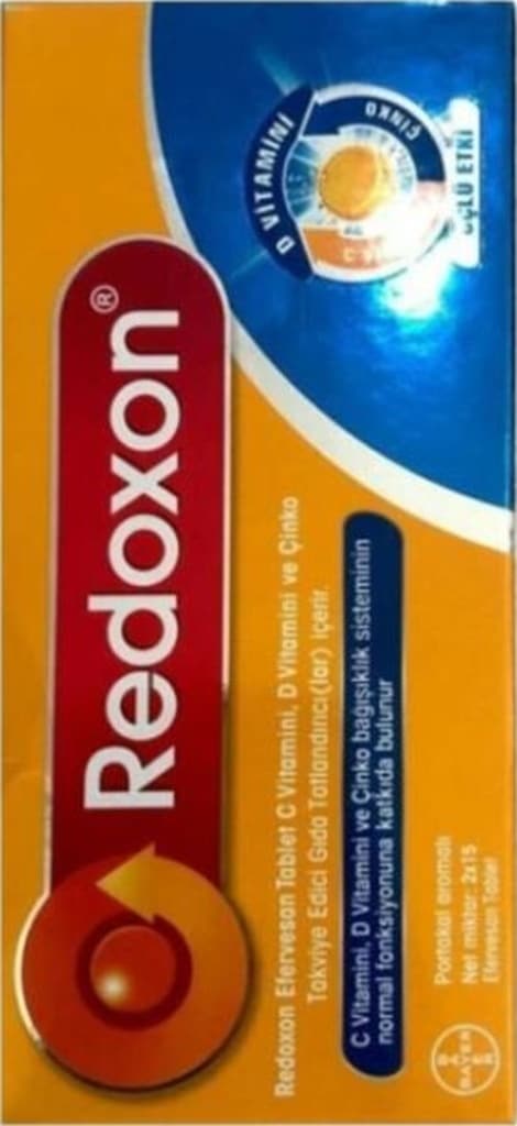 Redoxon Üçlü Etki C Vitamini D Vitamini Çinko Efervesan 30 Tablet