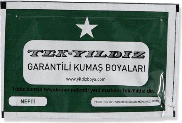 Tekyıldız Tek Yıldız Kumaş Boyası Nefti