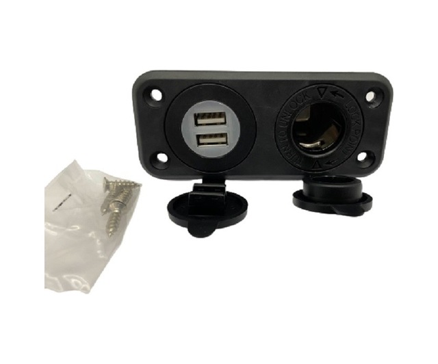 12V-24V TELEFON ŞARJ CİHAZI (ÇAKMAK GİRİŞLİ) (2 X USB GİRİŞLİ) Sİ