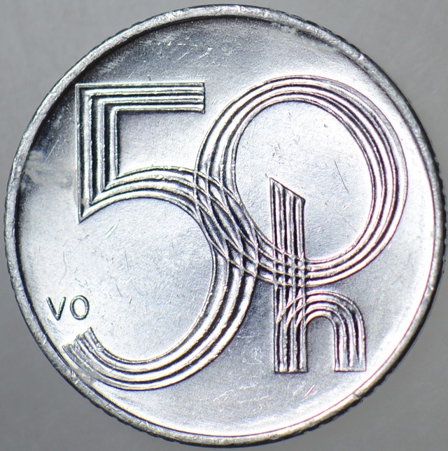 Çekya 50 Haleru 1999 Çil -
