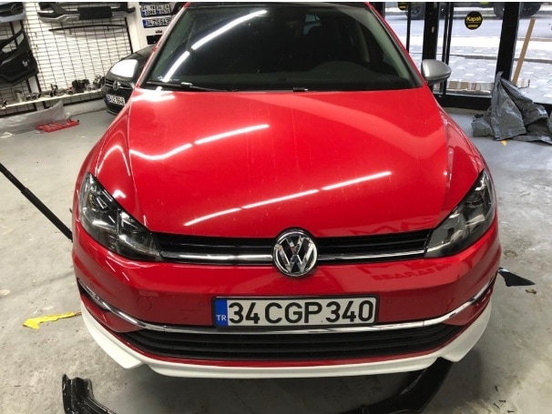 Golf 7.5 Ön Ek Plastik Boyasız