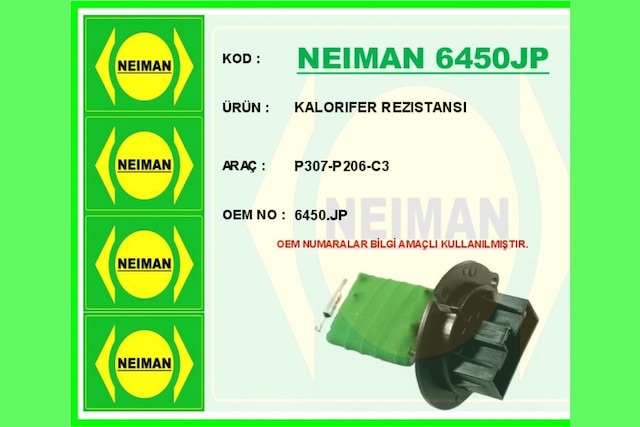 Kalorıfer - 862 - - Dpmıx-hb - Rezıstansı P307-p206-c3