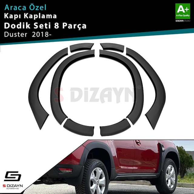 S-dizayn Dacia Duster 2 Çamurluk Kaplaması Dodik Seti 2018 Üzeri A+ Kalite
