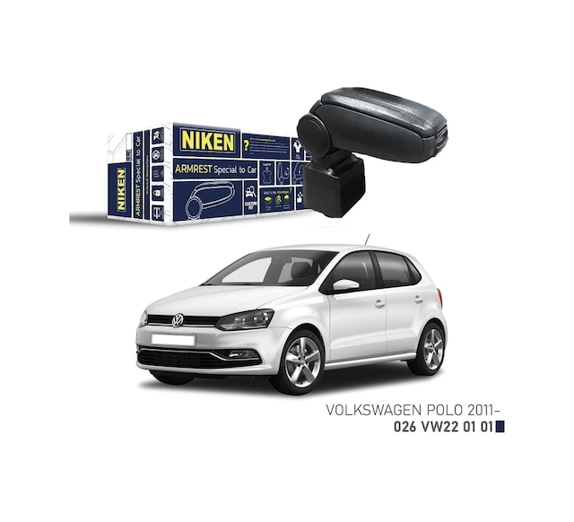 Niken Vw Polo Kol Dayama Kolçak Siyah 2011+ Sonrası Uyumlu