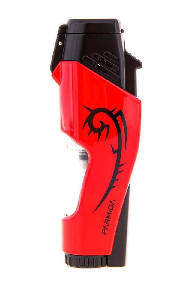 2 Torch Pürmüz Kırmızı Desenli Puro Çakmağı - Tr3497