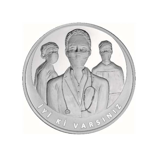 Koronavirüs Gümüş Hatıra Parası