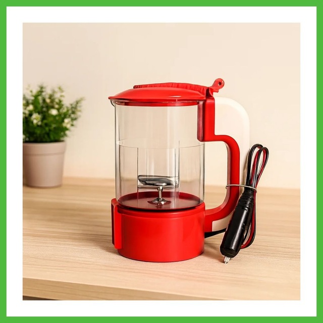 Vaveni 12v Araç Oto Kettle Su Isıtıcı Çakmaklık Fişli, Plastik Arz